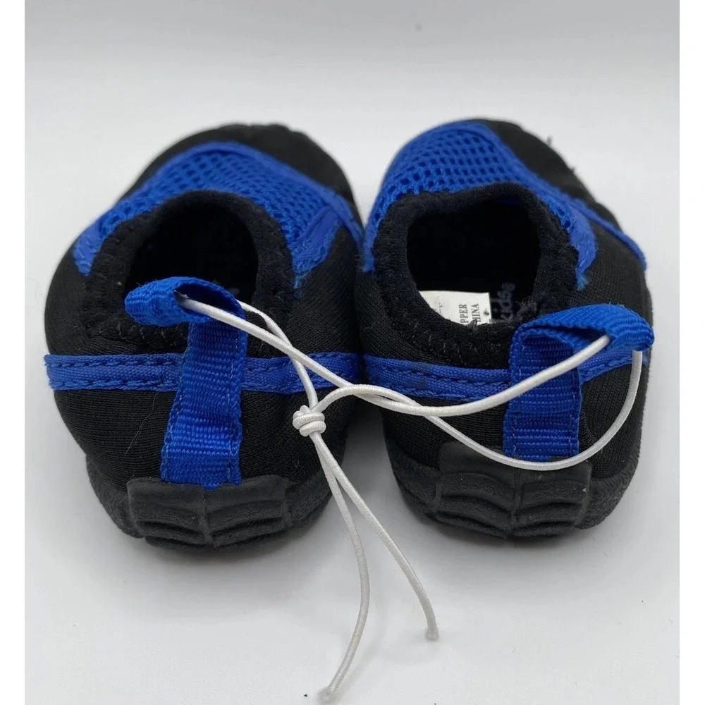 Koala Kids Toddler Blue and Black Slip-On Water Shoes Size 2 NWOT